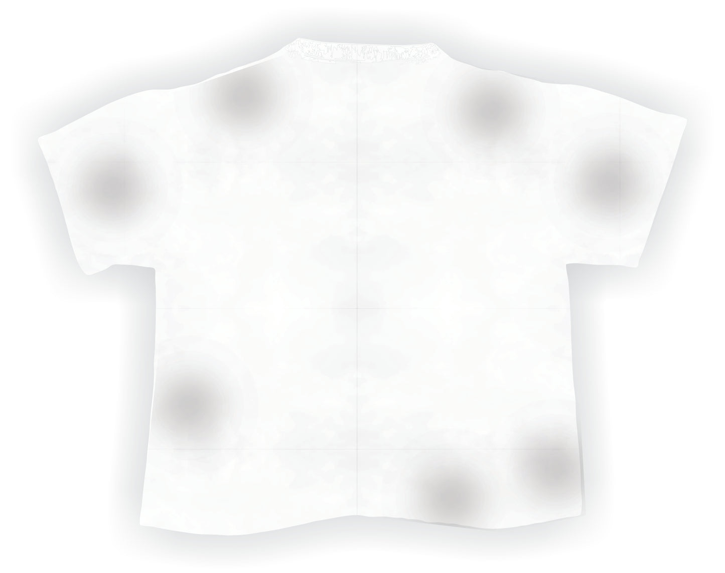 sun fade white tee