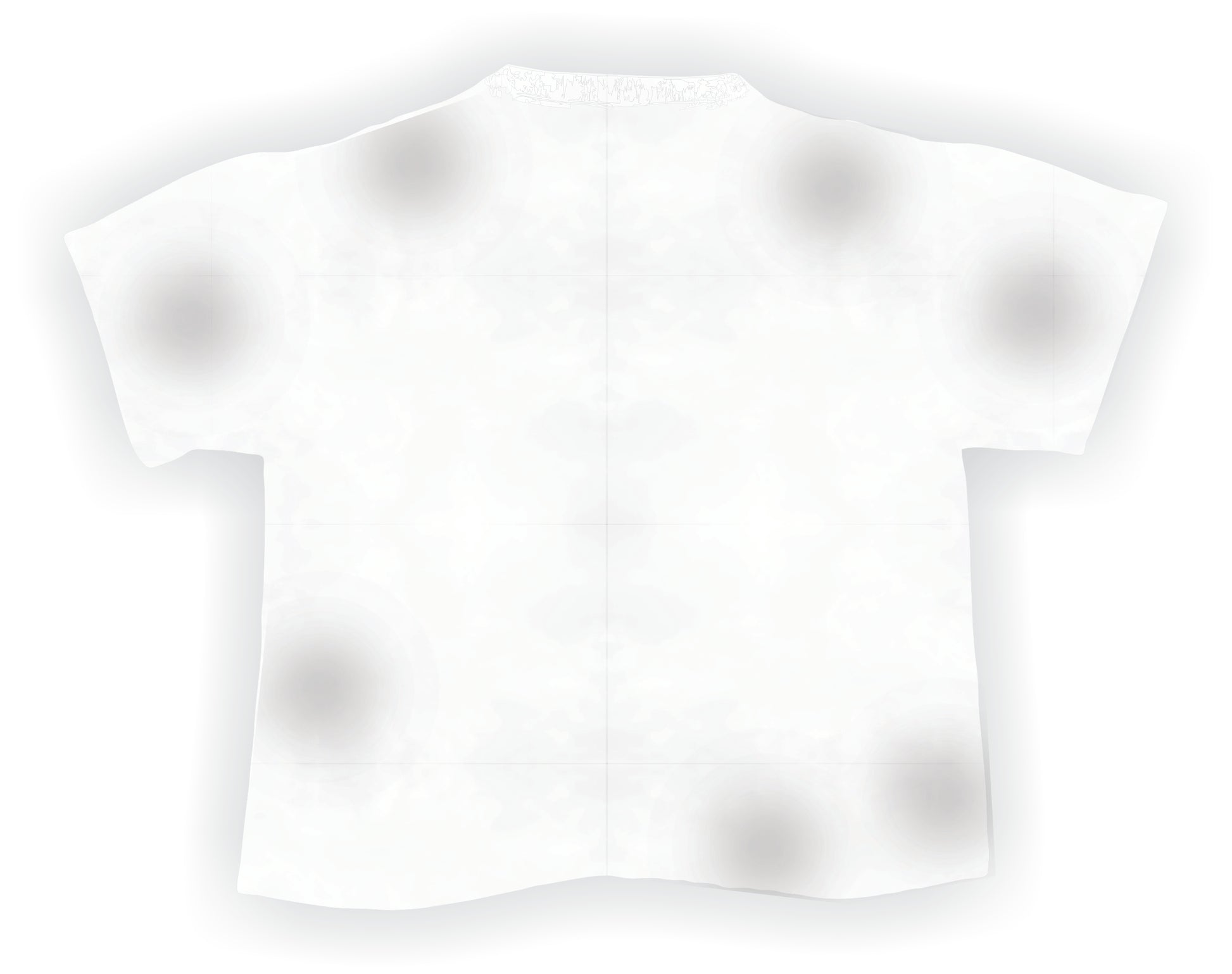 sun fade white tee