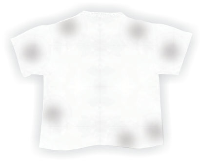 sun fade white tee