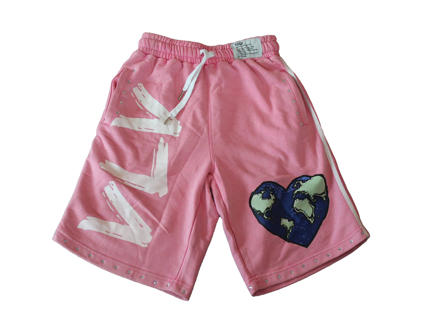 LIVE LIFE - PINK - COTTON SHORTS
